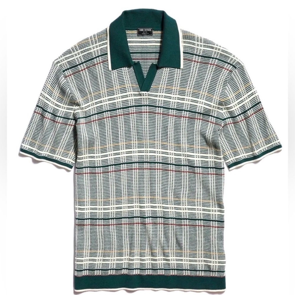 Todd Snyder Silk Blend Sweater Polo